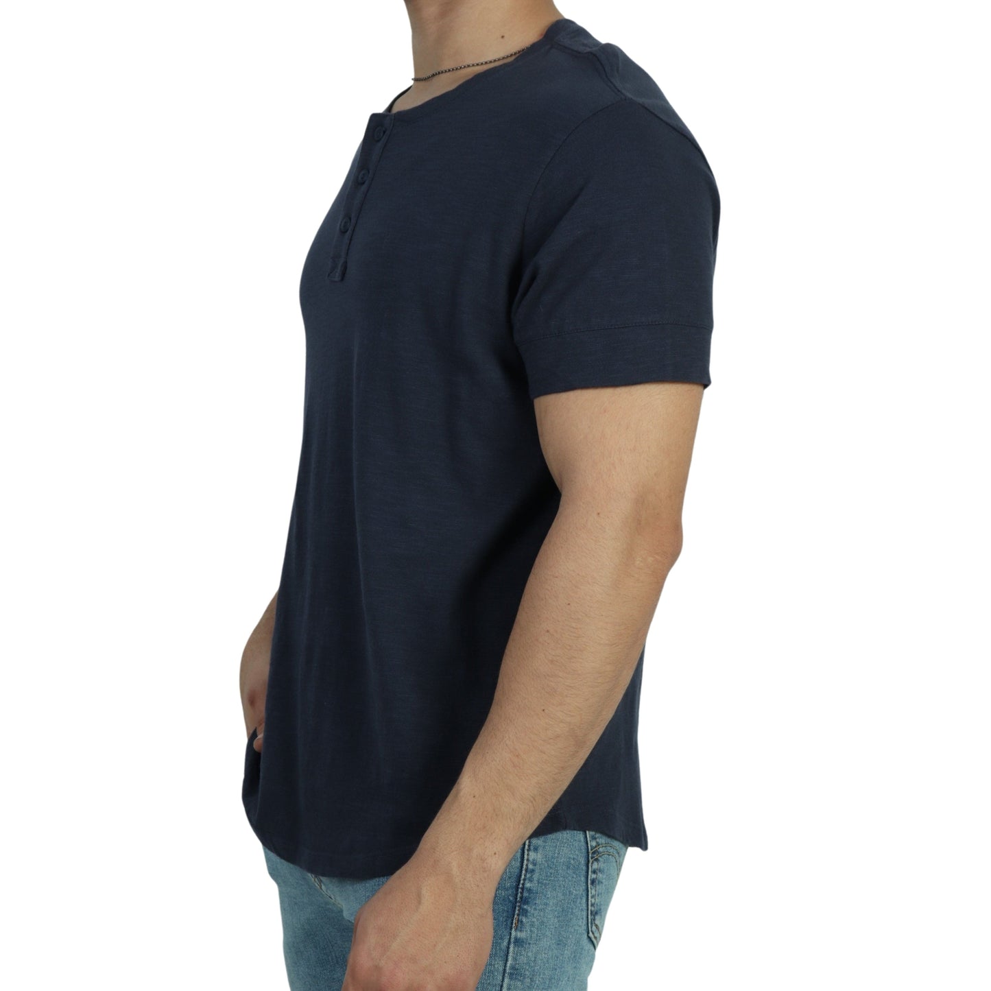 MUTUAL WAVE Mens Tops M / Navy MUTUAL WAVE - Short Sleeve T-Shirt