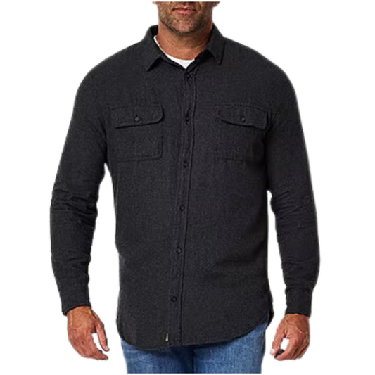 MUTUAL WEAVE Mens Tops XXL / Grey MUTUAL WEAVE  - Adaptive Regular Fit Flannel Shirt