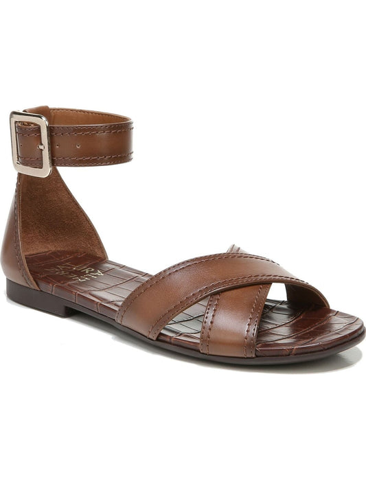 NATURALIZER Womens Shoes 38 / Brown NATURALIZER - Comfort Ankle Strap Non-Slip Sausalito Round Toe Buckle Sandals