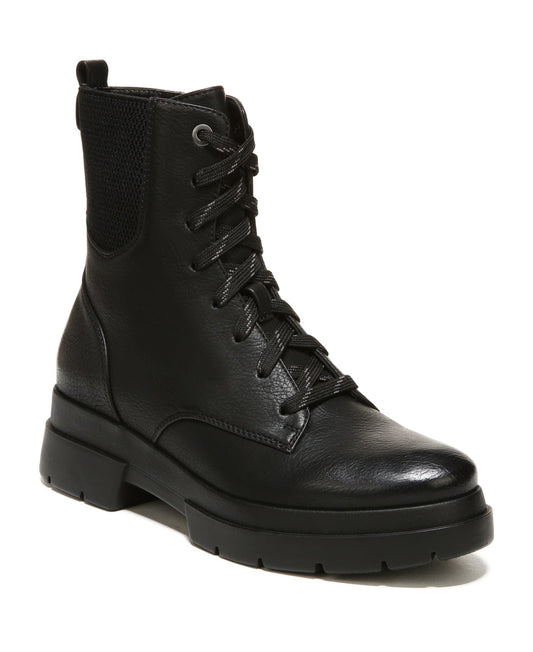 NATURALIZER Womens Shoes 40.5 / Black NATURALIZER -  Faux Nubuck Lace-up Combat & Lace-up Boots