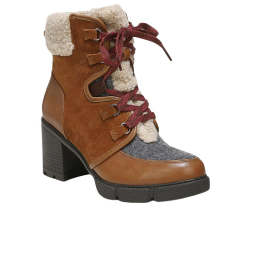 NATURALIZER Womens Shoes 41 / Brown NATURALIZER - Leather Cold Weather Combat & Lace-up Boots