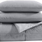 NAUTICA Comforter/Quilt/Duvet King / Grey NAUTICA - Micromink Reversible Bedding with Matching Shams
