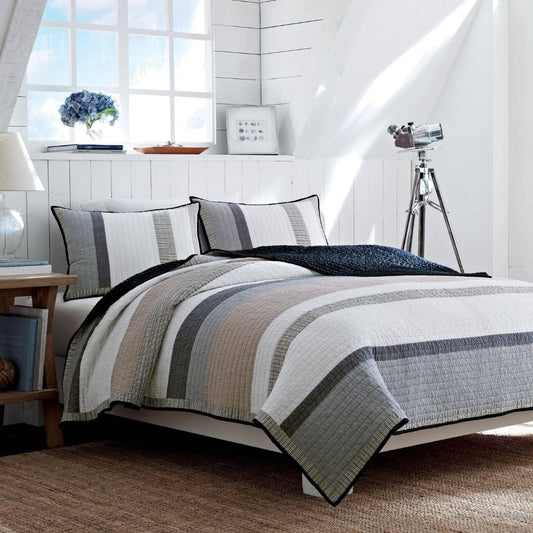 NAUTICA Comforter/Quilt/Duvet Twin / Multi-Color NAUTICA - Woven Reversible Quilt