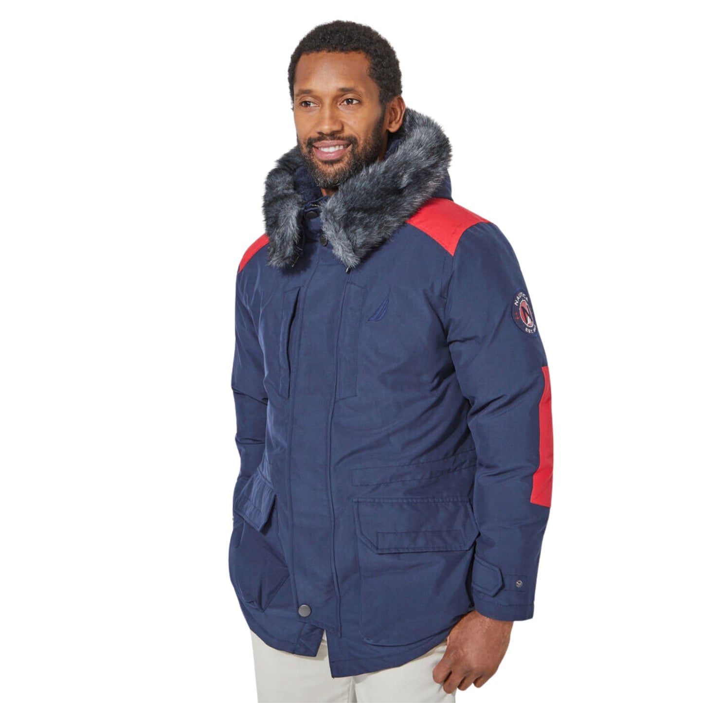 NAUTICA Mens Jackets XXL / Navy NAUTICA - heavyweight parka with tempasphere