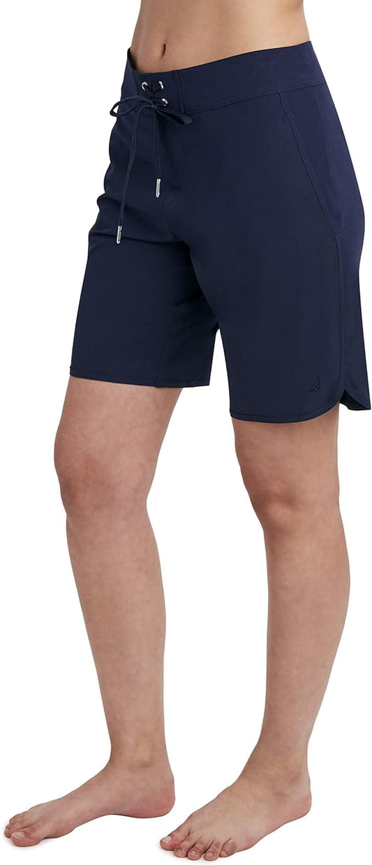 NAUTICA Mens Swimwear XL / Navy NAUTICA - Stretch Boardshort with Adjustable Waistband Cord Short