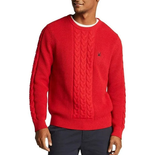 NAUTICA Mens Tops XXL / Red NAUTICA - Crewneck Pullover Classic Fit Knit Sweater