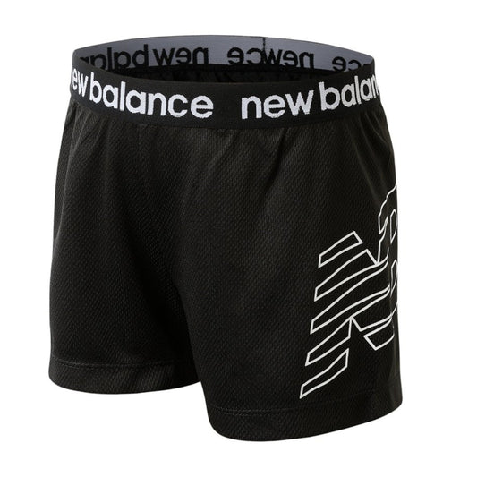 NEW BALANCE Girls Bottoms M / Black NEW BALANCE - Kids -  Girls Mesh Shorts