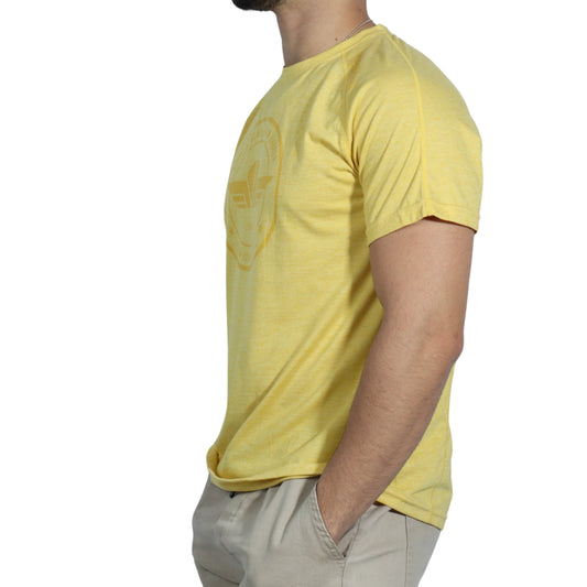 NEW LINE Mens Tops M / Yellow NEW LINE - Short Sleeve T-Shirt