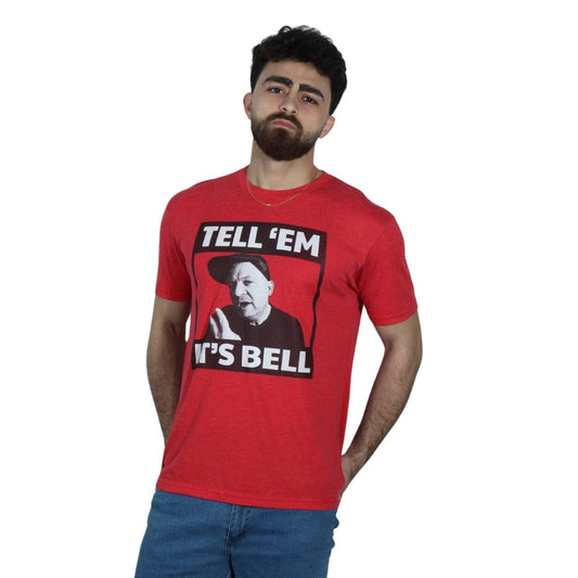 NEXT LEVEL Mens Tops L / Red NEXT LEVEL - Tell 'Em It's Bell T-Shirt