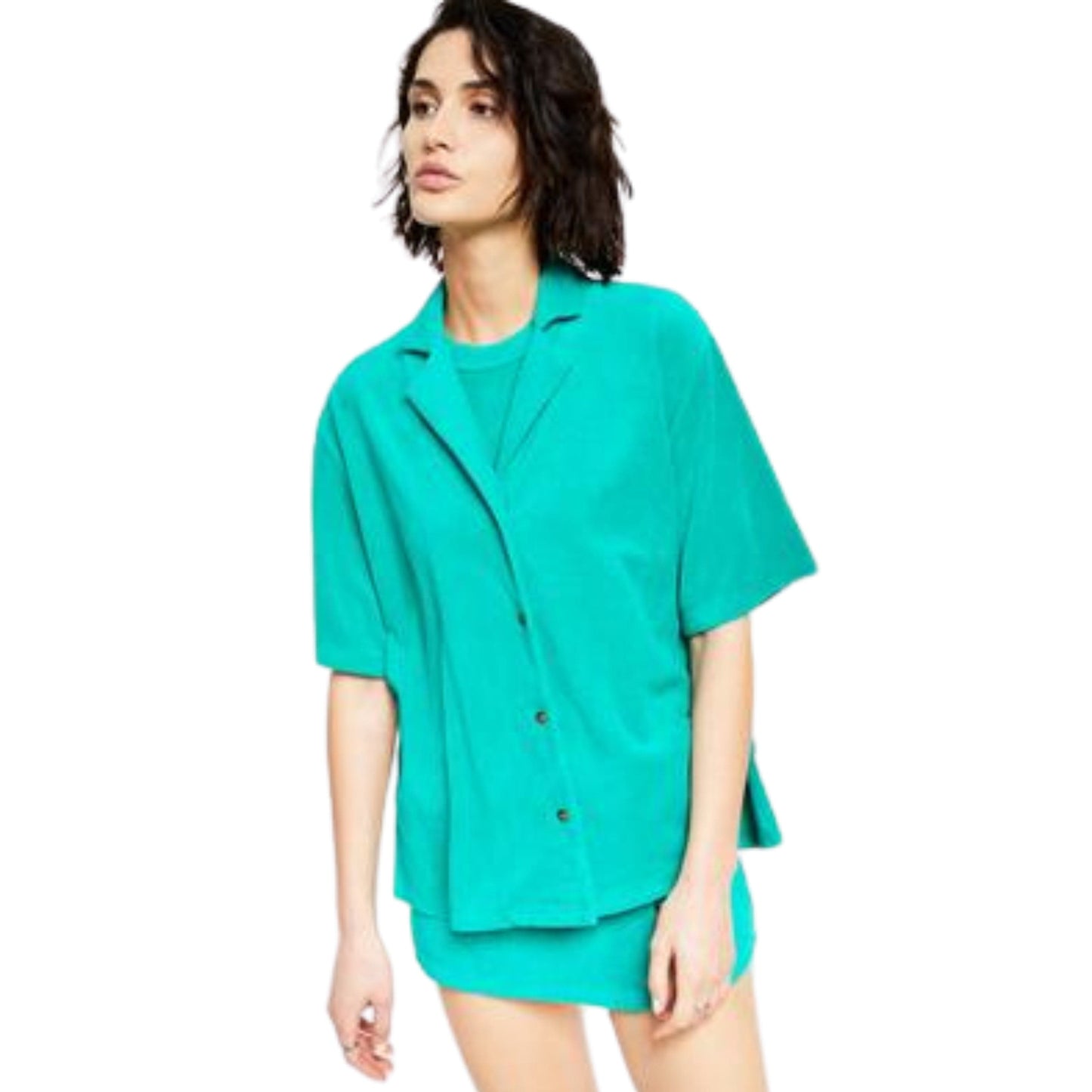 NIA Womens Tops S / Green NIA - Doheny Terry Shirt