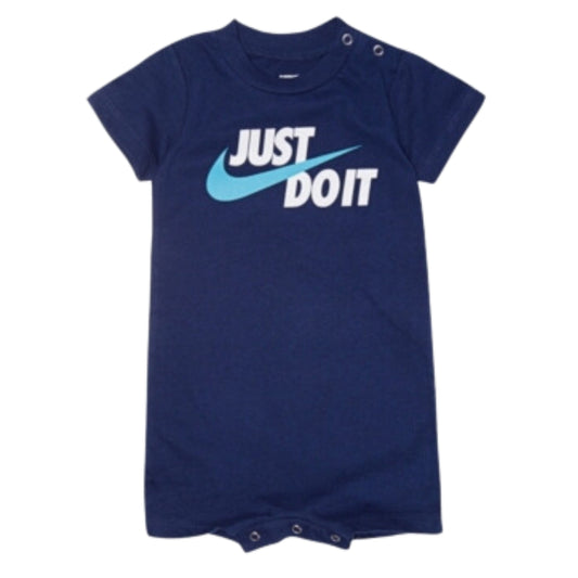 NIKE Baby Boy 18 Month / Navy NIKE - BABY - Just Do It Graphic Romper