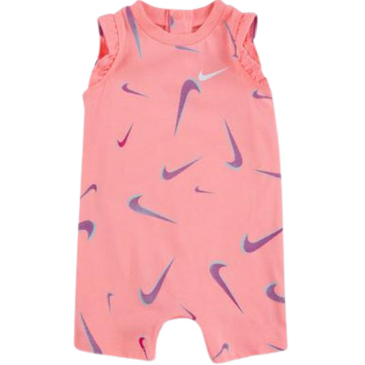 NIKE Baby Girl 6 Month / Pink NIKE - BABY - Logo-Print BodySuit