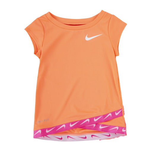 NIKE Baby Girl 18 Month / Orange NIKE -  Crossover T-Shirt