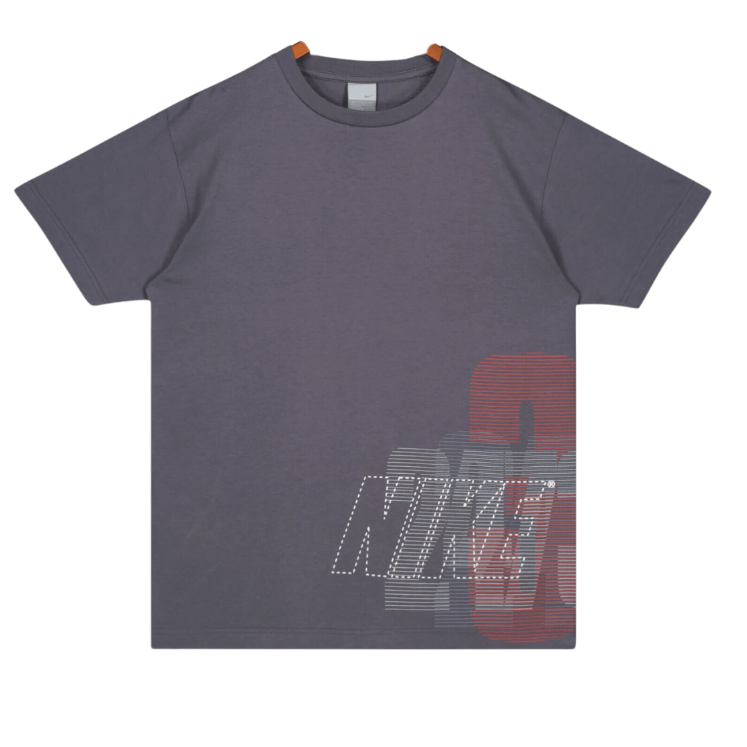 NIKE Boys Tops XL / Gray NIKE - Short Sleeve Printed Training T shirt