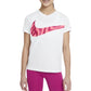 NIKE Girls Tops L / White NIKE - Kids - Electric Tee Junior