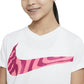 NIKE Girls Tops L / White NIKE - Kids - Electric Tee Junior