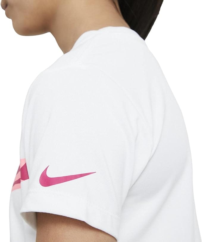 NIKE Girls Tops L / White NIKE - Kids - Electric Tee Junior