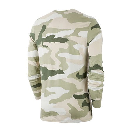 NIKE Mens Tops S / Multi-Color NIKE -  Camo-Print Long-Sleeve Sweatshirt