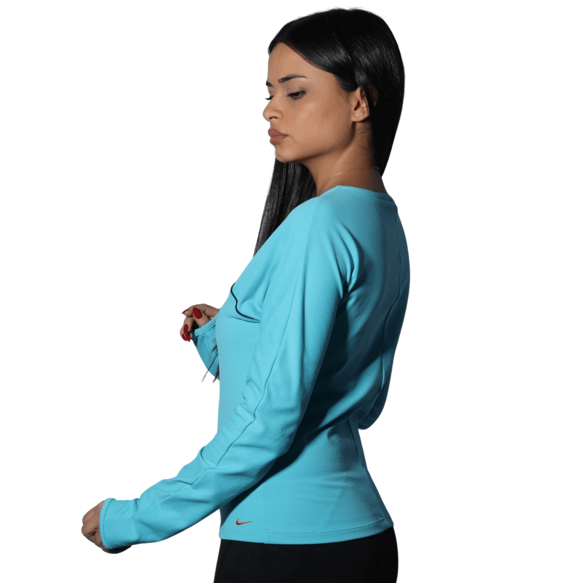 NIKE Womens sports M / Blue NIKE - Long sleeve blouse