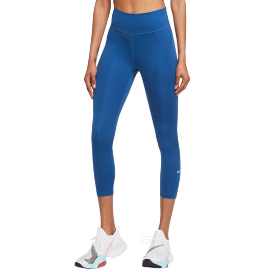 NIKE Womens sports XXXXL / Blue NIKE - Plus Size Cropped Leggings