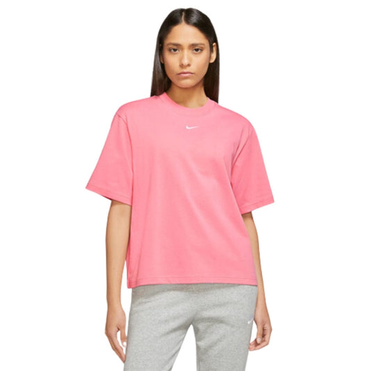 NIKE Womens Tops L / Pink NIKE - Essentials Boxy Cotton T-Shirt