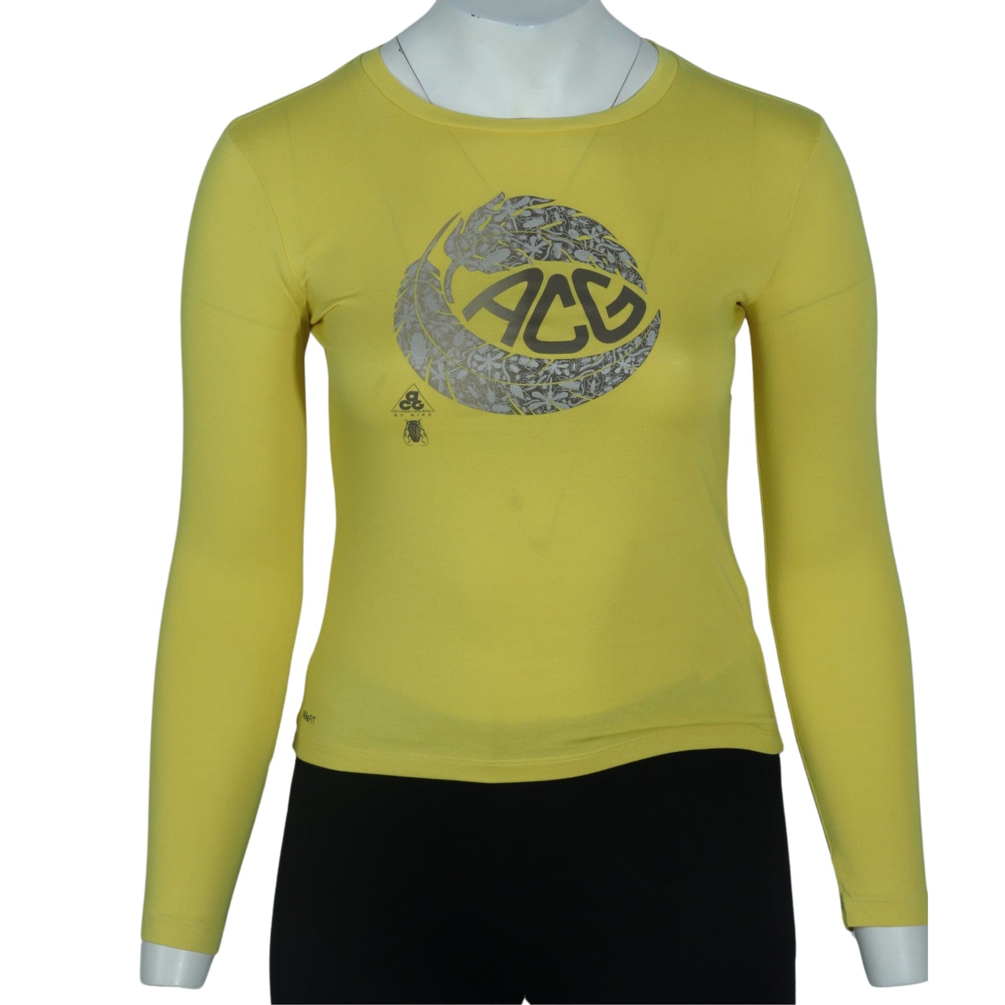 NIKE Womens Tops S / Yellow NIKE - Graphic T-Shirt