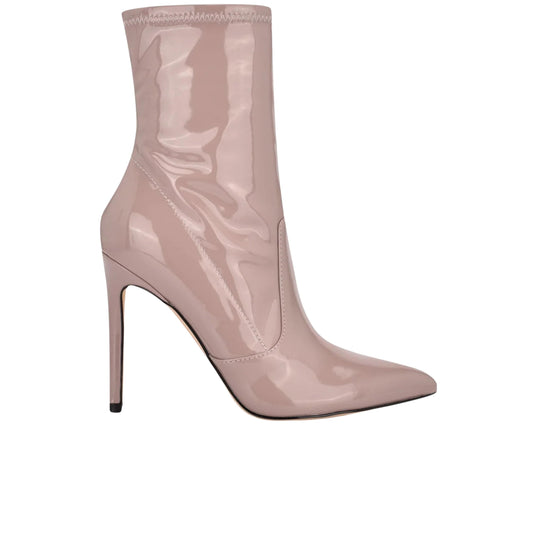 NINE WEST Womens Shoes 39 / Pink NINE WEST - Jody Pointy Toe Stiletto Zip-up Dress Booties