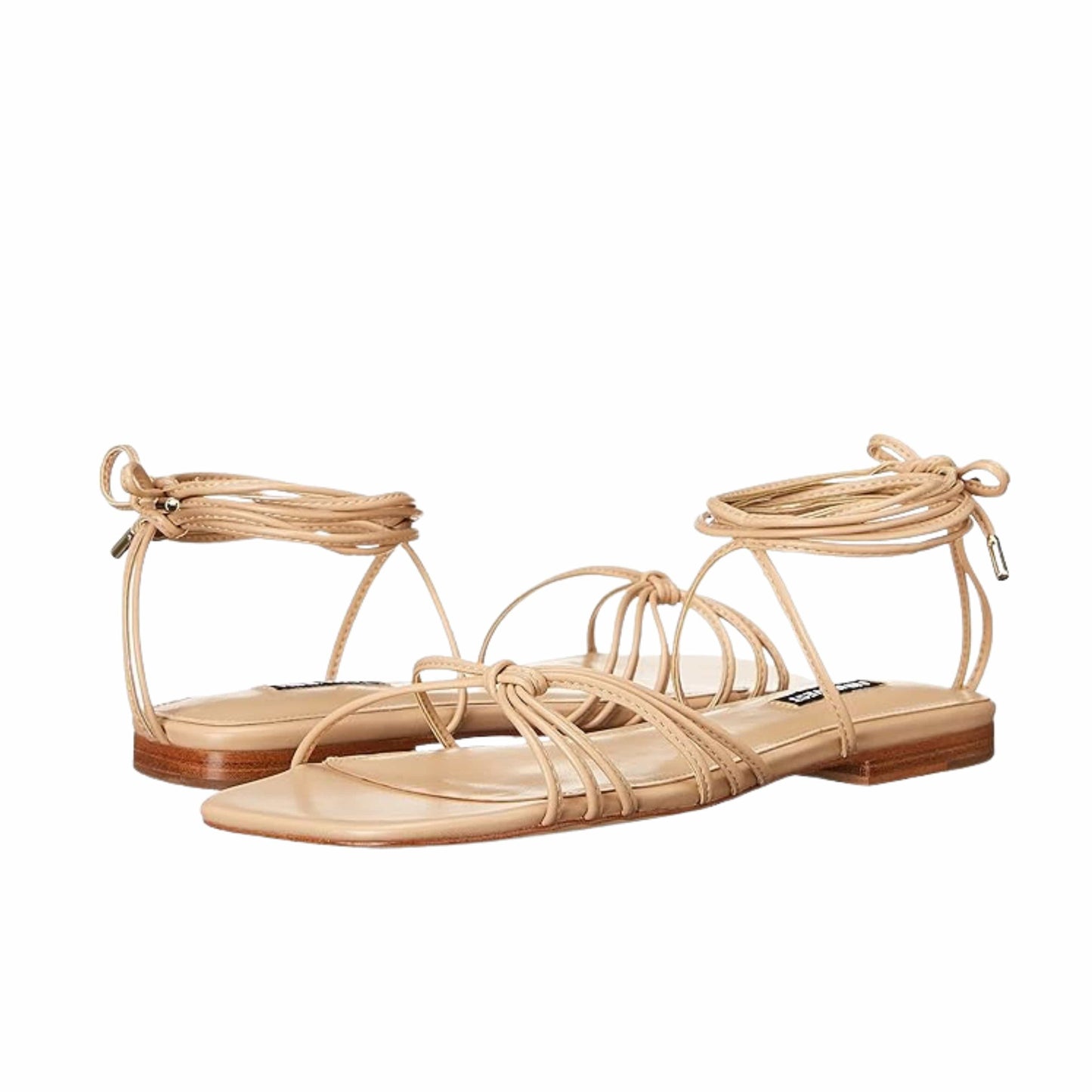 NINE WEST Womens Shoes 36.5 / Beige NINE WEST - Open Toe Strapped Summer Sandal