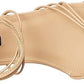 NINE WEST Womens Shoes 36.5 / Beige NINE WEST - Open Toe Strapped Summer Sandal