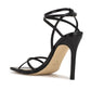 NINE WEST Womens Shoes 37.5 / Black NINE WEST - Tidle Ankle Strap Dress Heels