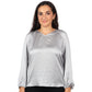 NINE WEST Womens Tops S / Grey NINE WEST - Women Long Sleeve Blouse