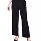 NY COLLECTION Womens Bottoms NY COLLECTION - Womens Black Straight Leg Pants