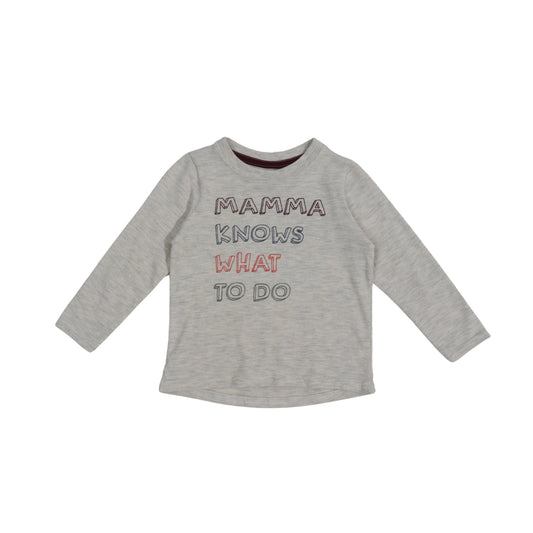 OKIE DOKIE Baby Boy 18 Month / Grey OKIE DOKIE - Round Neck Sweatshirt