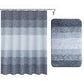 OLANLY Bath Accessories Blue ombre OLANLY - Ombre Bath Rug and Shower Curtain