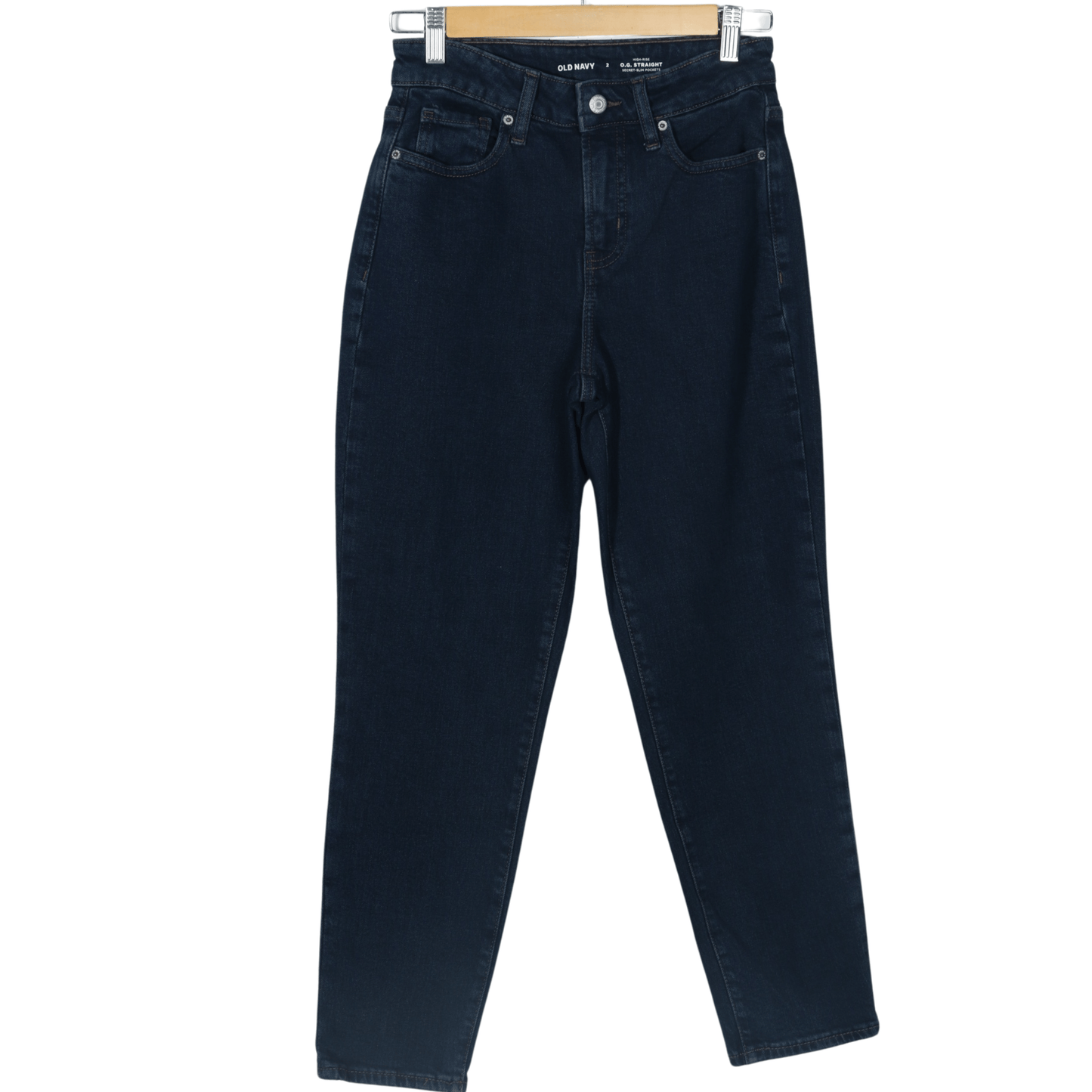 OLD NAVY Womens Bottoms OLD NAVY - High rise straight denim pants