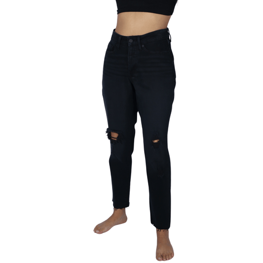 OLD NAVY Womens sports S / Black / 26 OLD NAVY - Curvy straight denim pants