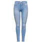 ONLY Womens Bottoms XS / Blue ONLY  - Blush Skinny  Fit Jeans