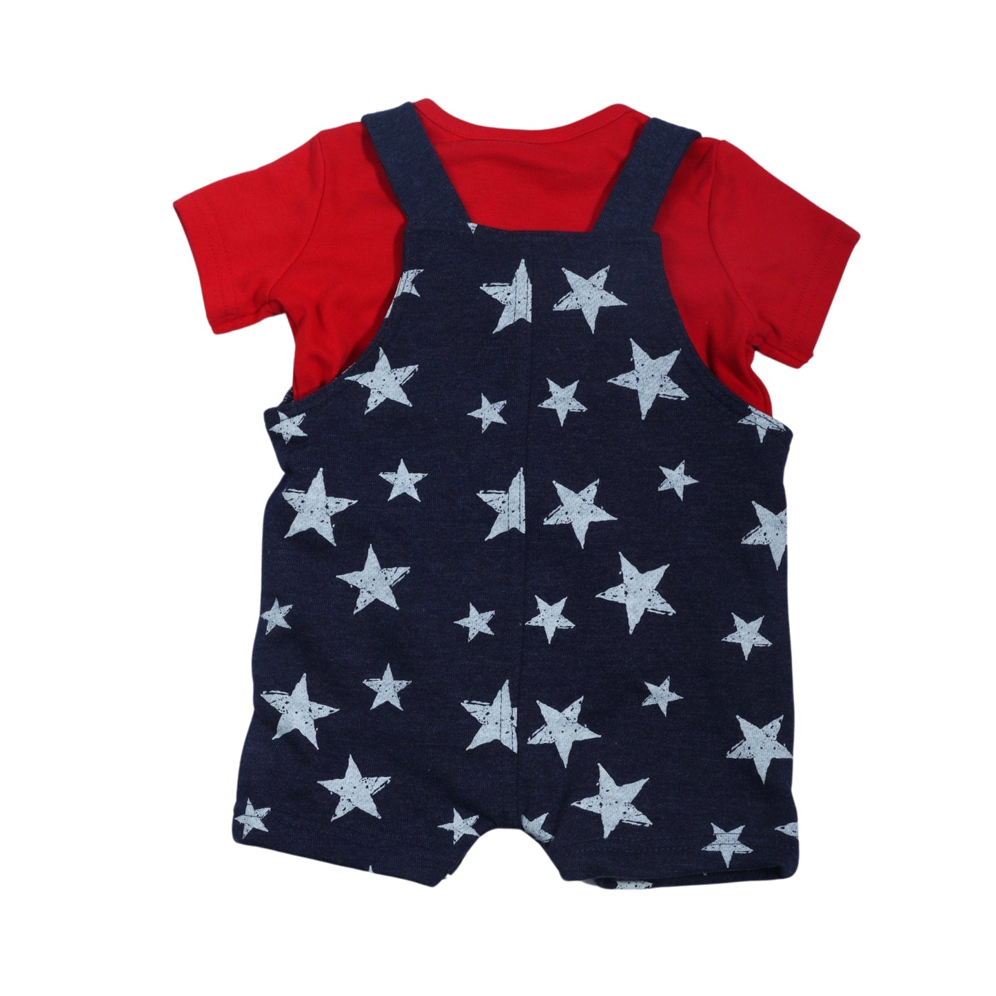 ORIGINAL Baby Boy 3-6 Month / Multi-Color ORIGINAL - Baby - Short Sleeve Top And All Stars Printed Romper Set