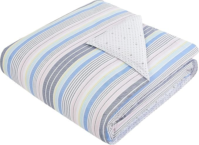 ORIGINAL Comforter/Quilt/Duvet Twin / Multi-Color ORIGINAL - Avery Stripe Comforter Set Collection