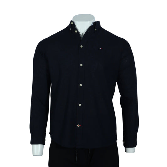 ORIGINAL Mens Tops M / Navy ORIGINAL - Slim fit shirt