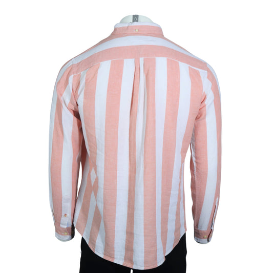 ORIGINAL Mens Tops ORIGINAL - Striped buttoned slim fit shirt