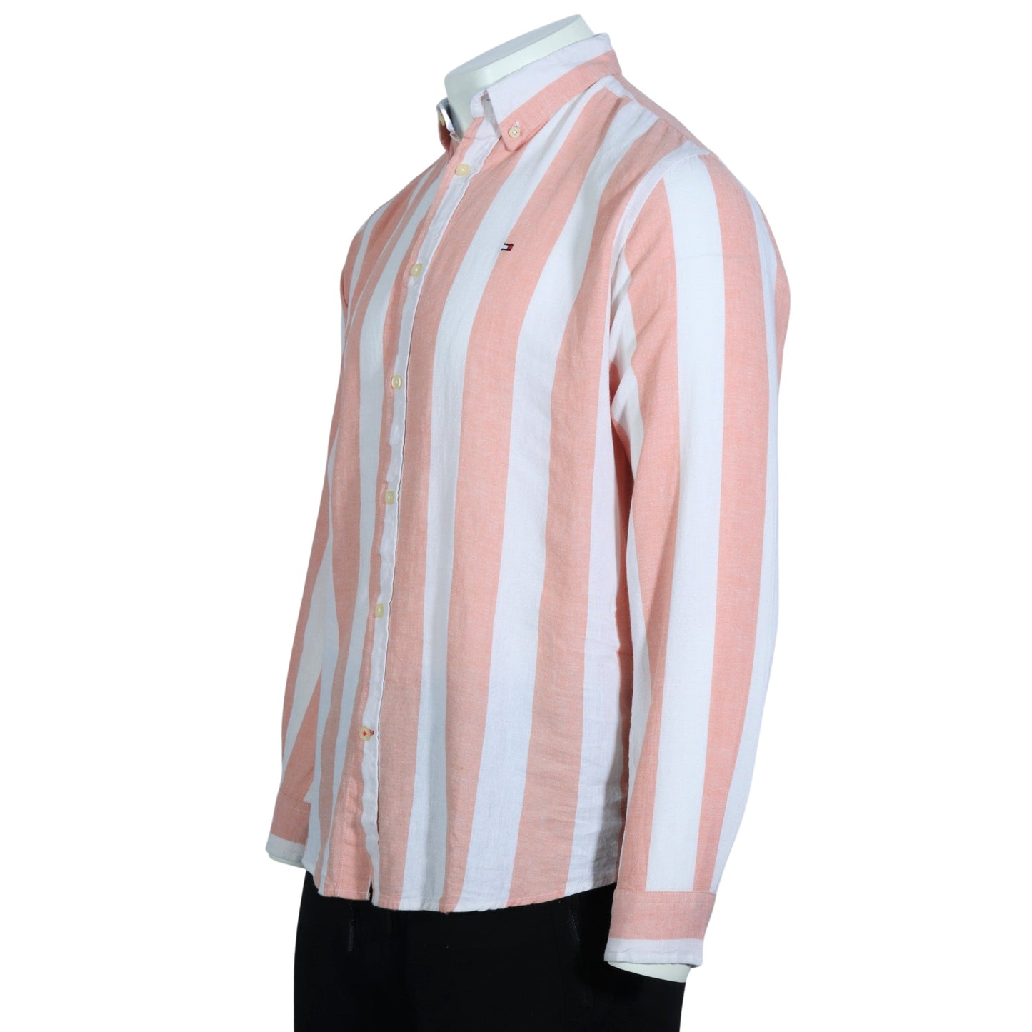 ORIGINAL Mens Tops ORIGINAL - Striped buttoned slim fit shirt