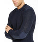 ORIGINAL Mens Tops XL / Navy ORIGINAL - Sweater Paper Yarn Open Knit Crewneck