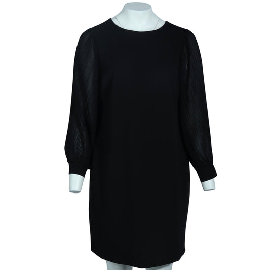 ORIGINAL Womens Dress XL / Black ORIGINAL - Mesh Sleeves Short Dress