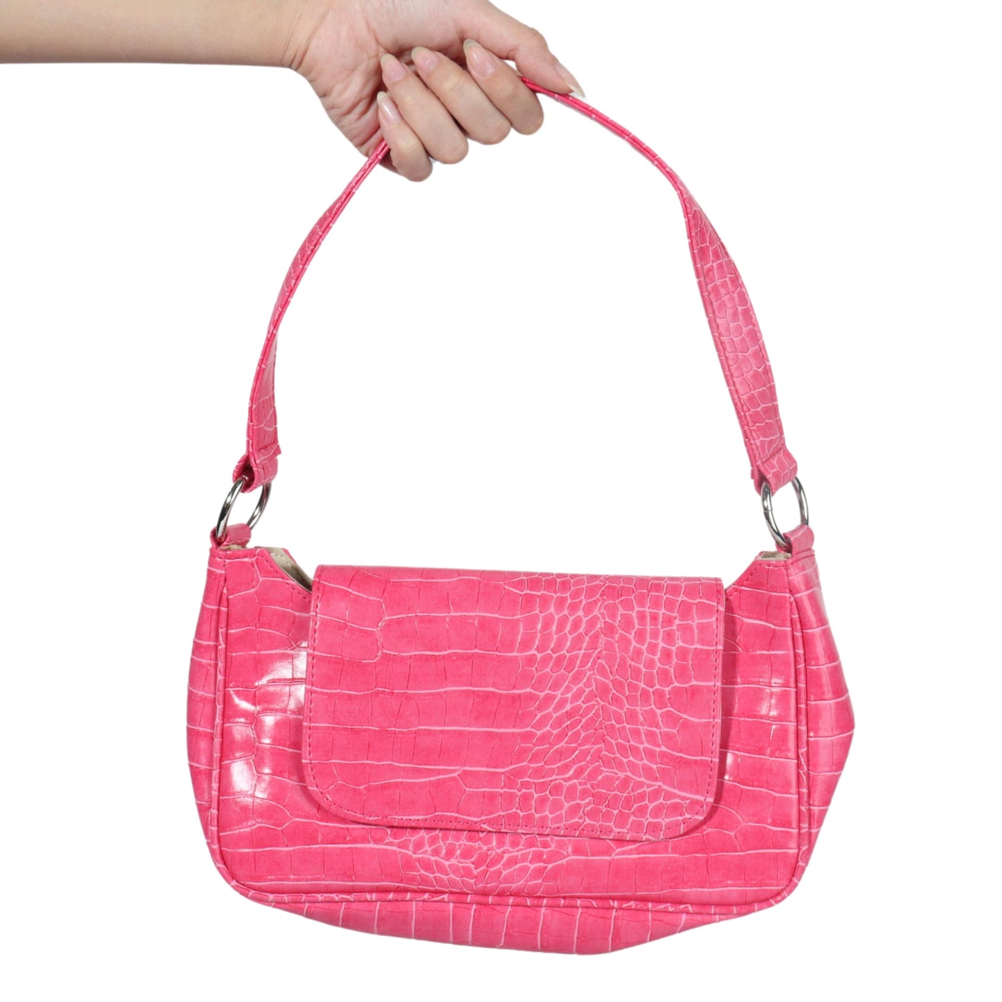 OXXO Women Bags Fushcia OXXO - Faux crocodile bag