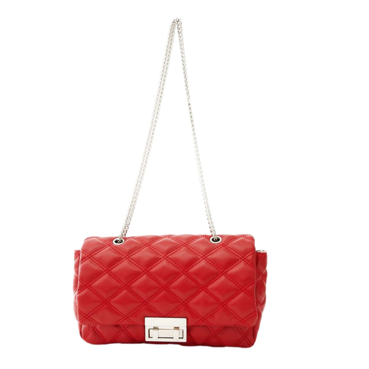 OXXO Women Bags Red OXXO - Quilted Metal Shoulder Bag