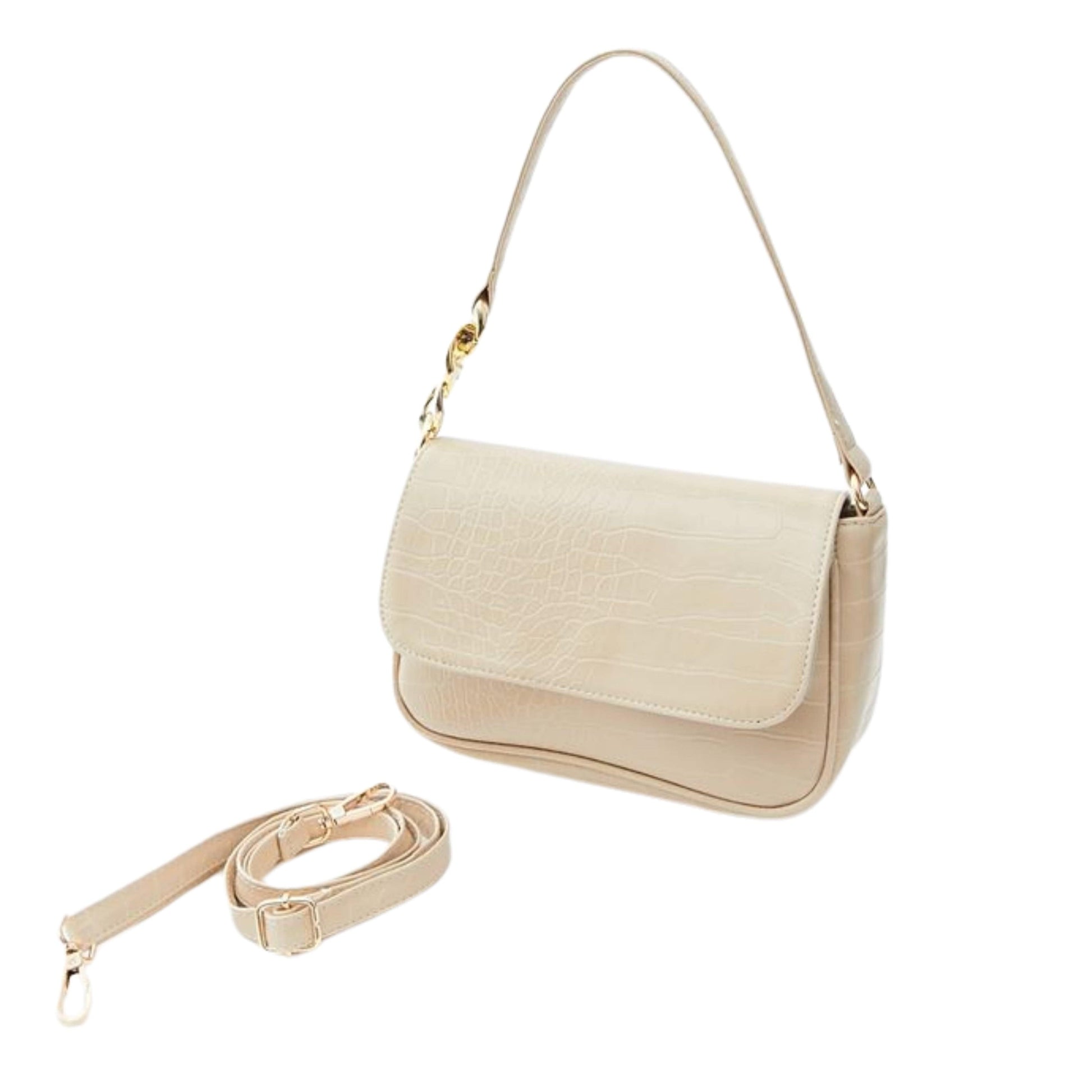 OXXO Women Bags Beige OXXO - Textured Bag with Strap