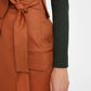 OXXO Womens Bottoms S / Brown / 38 OXXO -  Belt Detailed Pocket Skirt