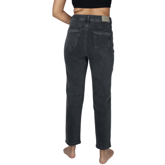 OXXO Womens Bottoms M / Grey / 29 OXXO - Cigarette high rise Denim pants