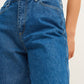 OXXO Womens Bottoms S / Blue / 28 OXXO - Cotton Mom-Fit Denim Pants